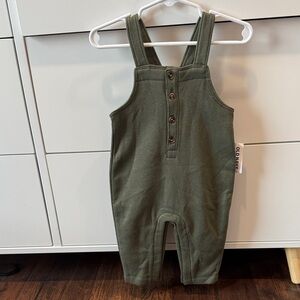 Old Navy Kids Forest Green Overalls NWT 6-12